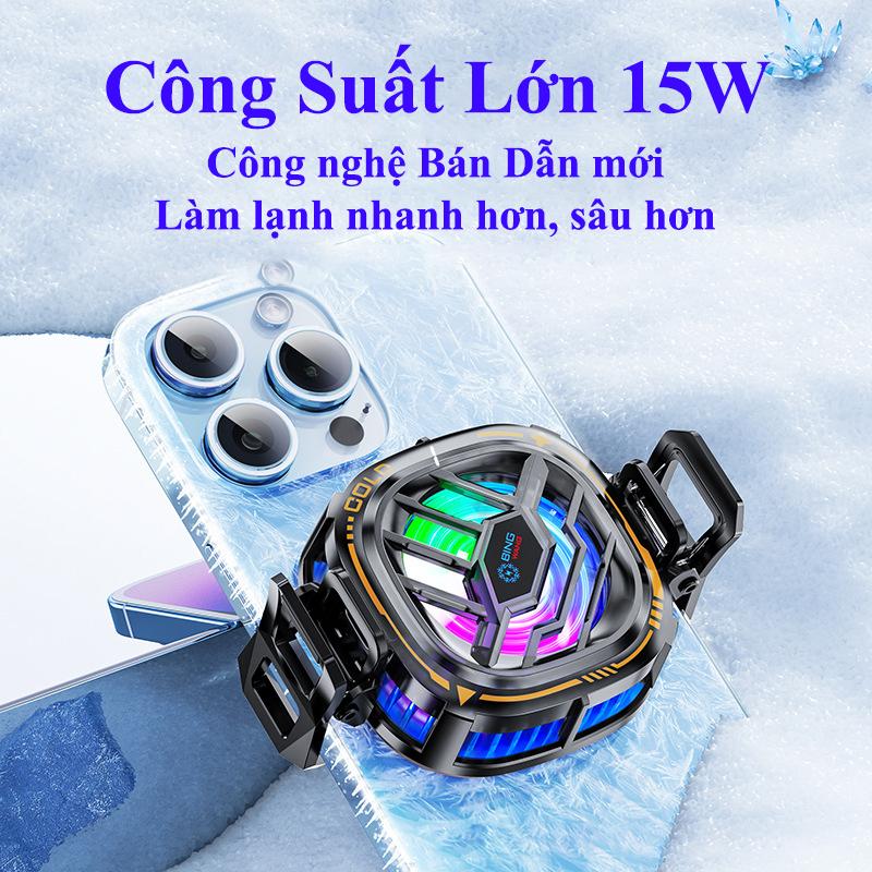 Sò Lạnh Magsafe Từ Tính X76 Pro, Quạt Tản Nhiệt  Cho Điện Thoại Máy Tính Bảng Giá Rẻ Led Usb quattan nhietsolanh