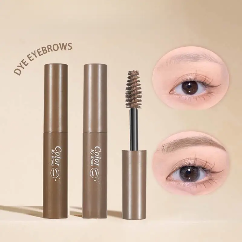 Gel Kẻ Lông Mày Không Thấm Nước, Sáp Kẻ Lông Mày, Thuốc Nhuộm Có Màu Lì Lâu Trôi 24 Giờ, Lông Mày Tự Nhiên, Cọ Mỹ Phẩm Trang Điểm Đáng Yêu