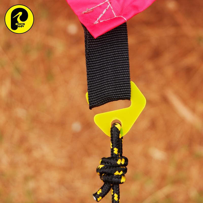 [BISA COD] Tali flysheet premium palava tenda guyline 4mm 4 meter + pouch Camping 2
