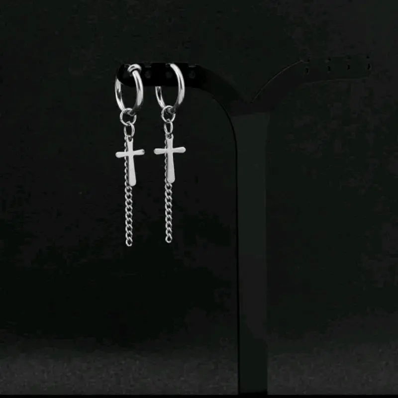 ANTING TINDIK SALIB RANTAI JURAI PRIA WANITA