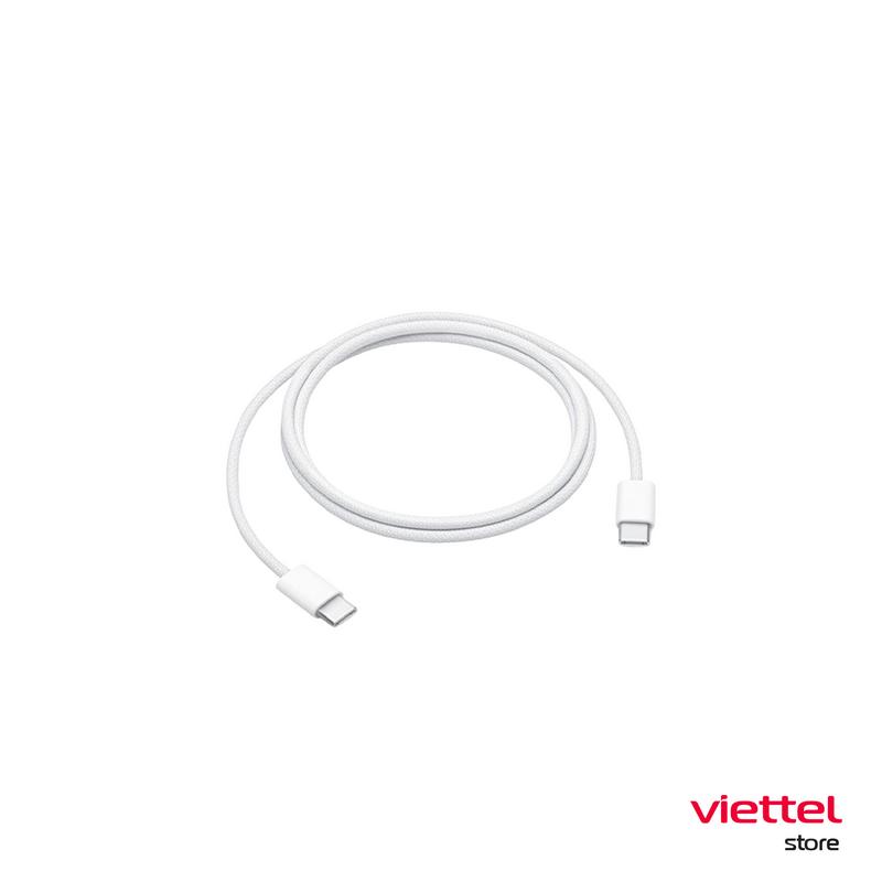 Phụ kiện cáp sạc Apple USB-C to USB-C 60W 1m dùng cho iPhone 15 series Chính hãng VN A Viettel Store