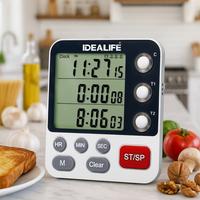 Gambar IDEALIFE - Multifunction Timer (Clock & 2 Timer Mode) - Jam Digital Multifungsi - TI-3001 dari IDEALIFE ONLINE STORE Kota Administrasi Jakarta Utara 1 Tokopedia