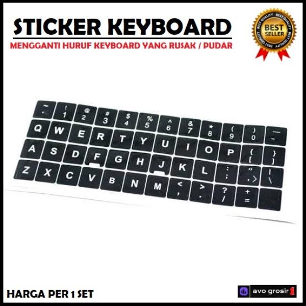 Sticker huruf keyboard komputer dan laptop - Shop | Tokopedia