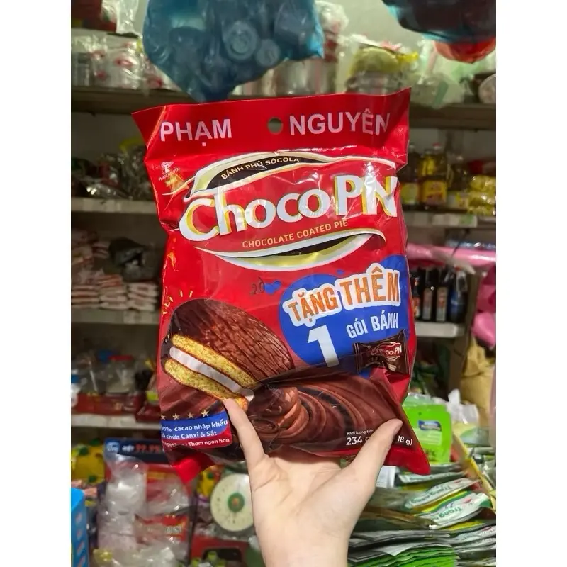 ￼BÁNH CHOCOPN PHẠM NGUYÊN VỊ SÔCÔLA 234G
