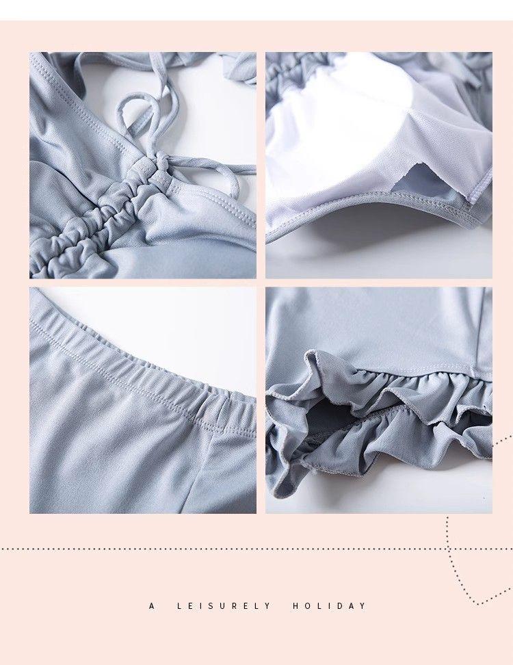 Product Introduction of Bộ đồ bơi hai món cho nữ Bộ ba món thời trang đi nghỉ mới mùa hè Bộ đồ bơi mùa xuân nước nóng gợi cảm dài tay ôm sát tôn dáng bảo thủ 21