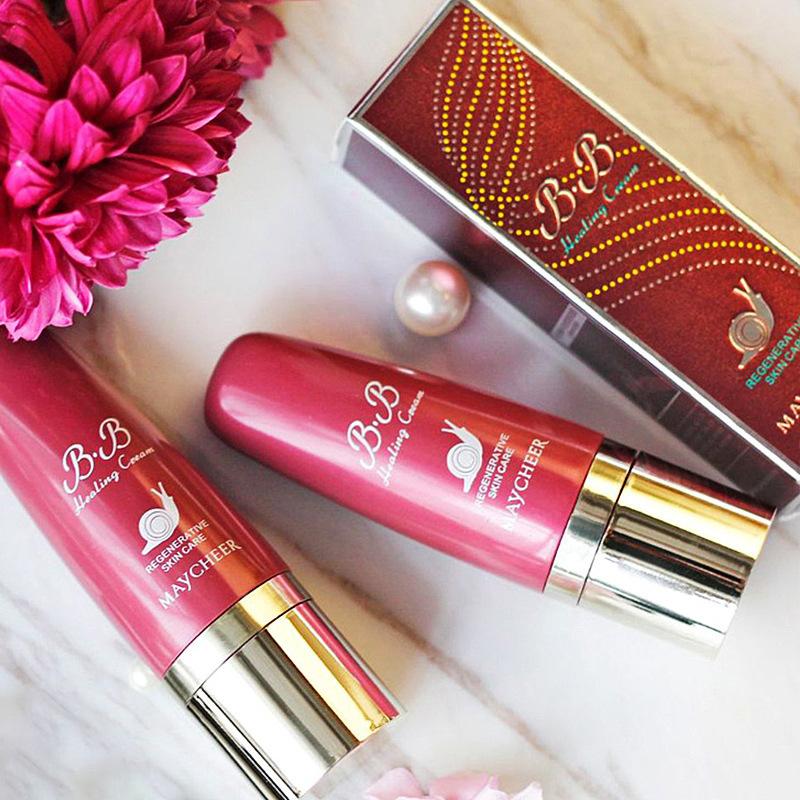 Product Introduction of Essence Repairing Multi Effect BB Cream Isolating Cream Concealer Moisturizing Naked Makeup Foundation Cream with Cotton Head 0