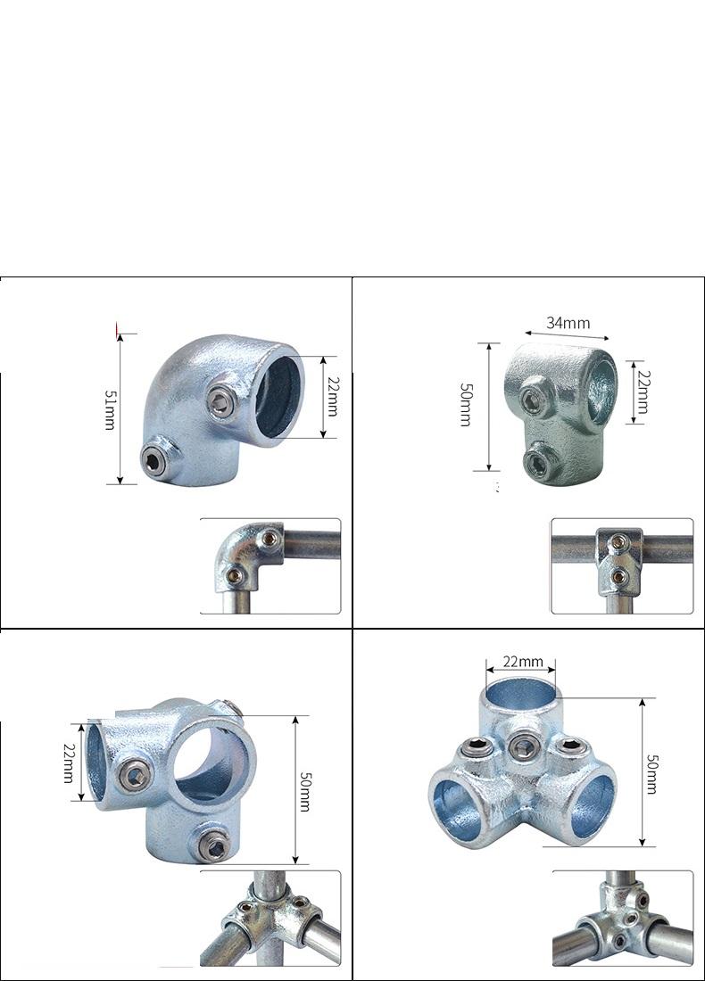 Product Introduction of Khớp nối ống phi 34mm không cần hàn,cút nối đa năng, rắc co nối ống, khớp nối thông minh ống tròn phi 34 23