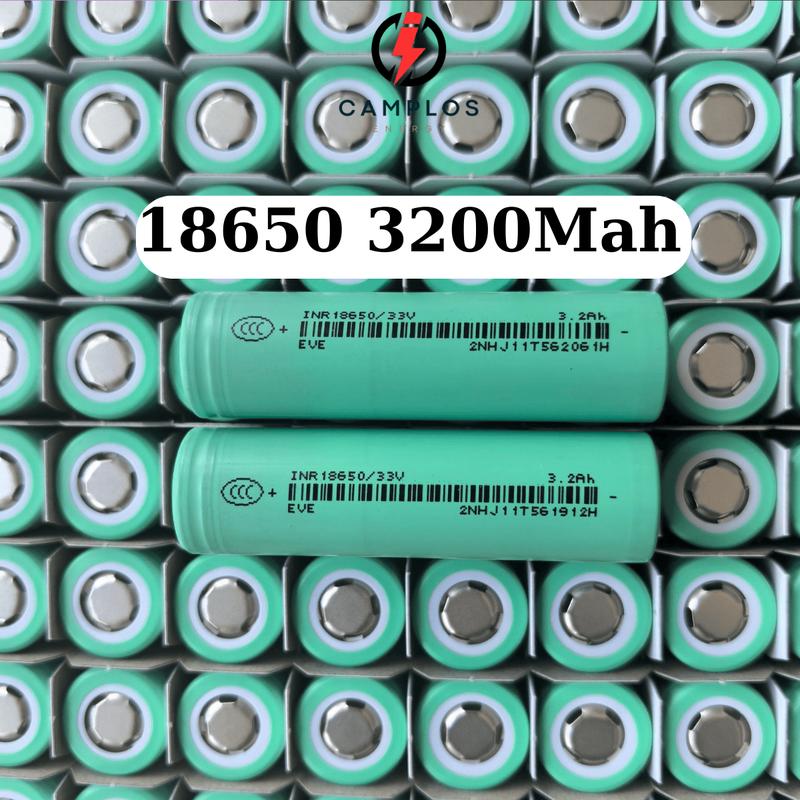 Pin 18650 dung lượng cao cho đèn pin siêu sáng dung lượng 3200mAh chuyên dụng cho đèn pin siêu sáng model eve 33v 0