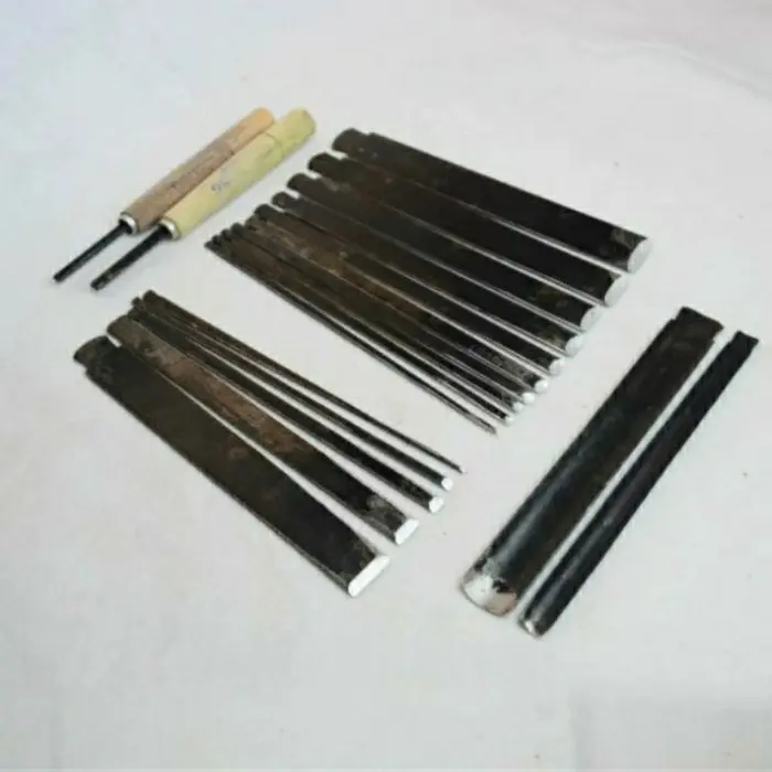 Tatah Ukir Kayu Lengkap Satu Set Isi 19pcs 0