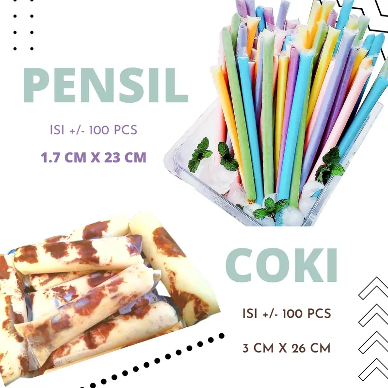 kantong es lilin karakter 250 GRAM KEMASAN ESCOKI KEMASAN ESPENSIL 0