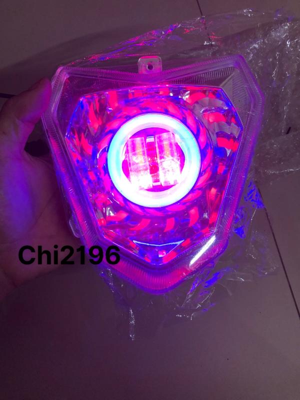 Pha + Đèn bi cầu 2 bi lắp Xmen siêu sáng lắp mặt nạ bi cầu Phụ Kiện bi cầu  mini bi cầu  mini