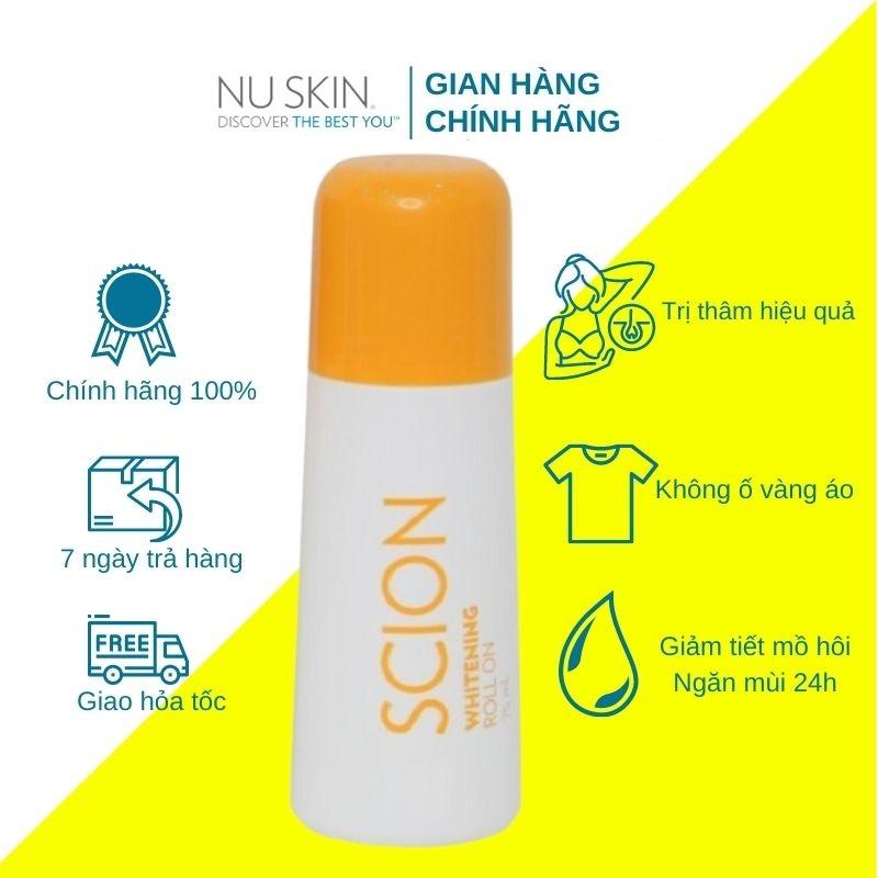 Lăn khử mùi Scion 75ml ngăn mùi hôi nách không làm ố quần áo làm sáng vùng da dưới cánh tay Voovi