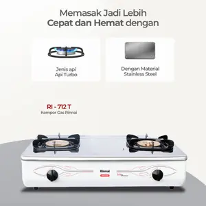 KOMPOR GAS RINNAI 2TUNGKU 712T