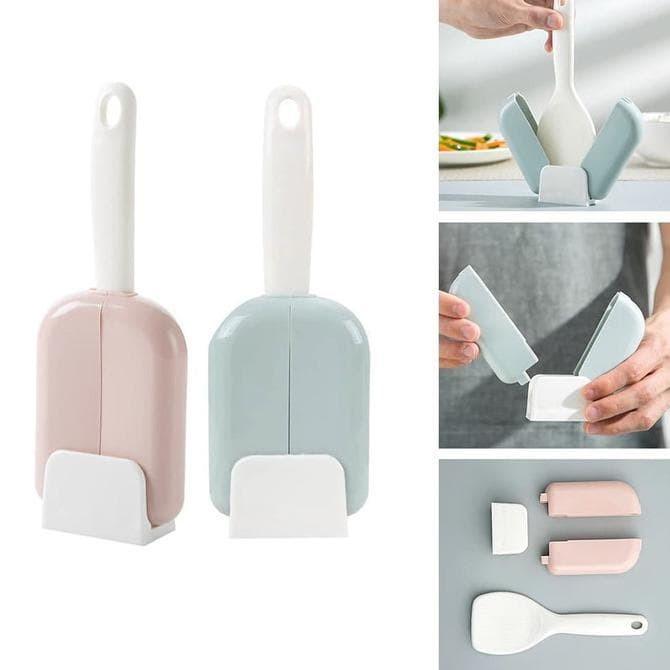 Tempat Centong Nasi Dengan Tutup Otamatis - Sendok Nasi nutup otomatis 3