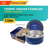 Gambar M-Pets Eskimo Double Wall Bowl 2 Liter / Tempat Makan Hewan dari M-Pets Volk Pets Indonesia Kota Tangerang 5 Tokopedia