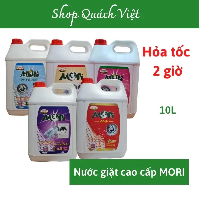 Nước giặt mori cao cấp có hương, can 10L 0