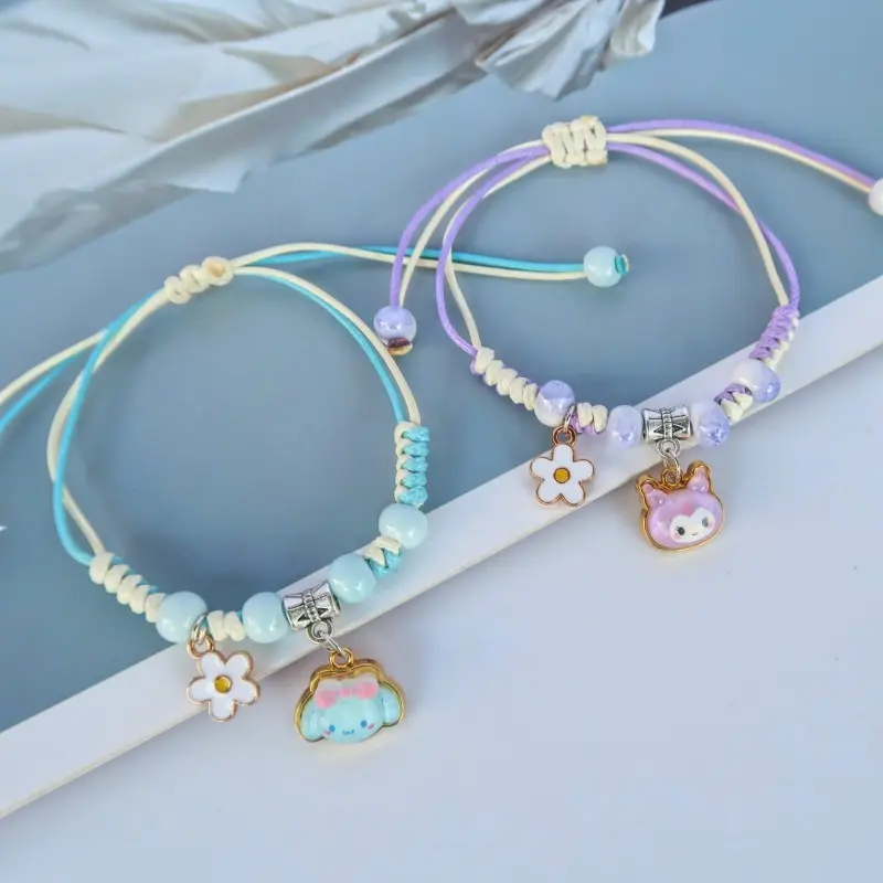 New Cute Cartoon Melody Bracelet Male and Female Students Children's Gift Ceramic Bracelet Cross-Border Sold Jewelry Wholesale
