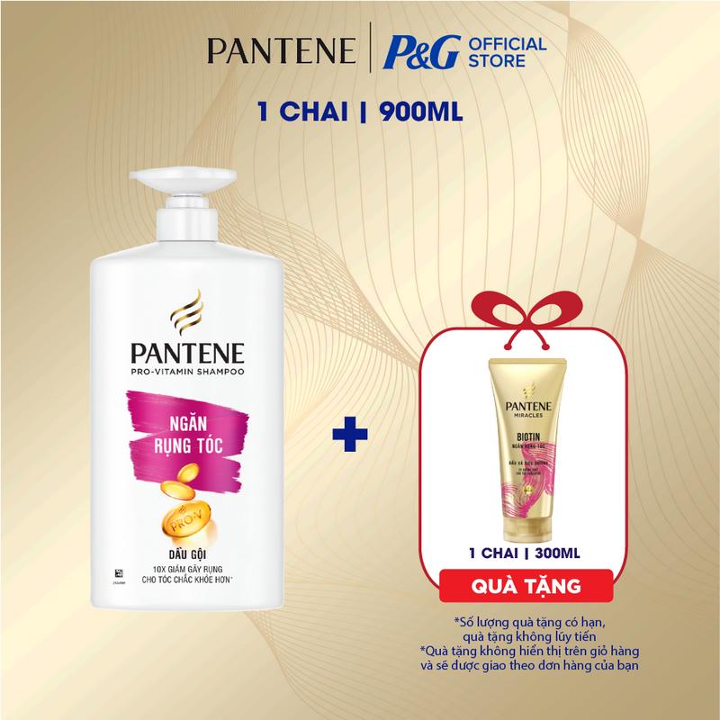 [Deal Độc Quyền Mua 1 Tặng 1] Dầu Gội PANTENE Pro-V Chai 900ML Tặng Dầu Xả Siêu Dưỡng PANTENE Miracles 300ML