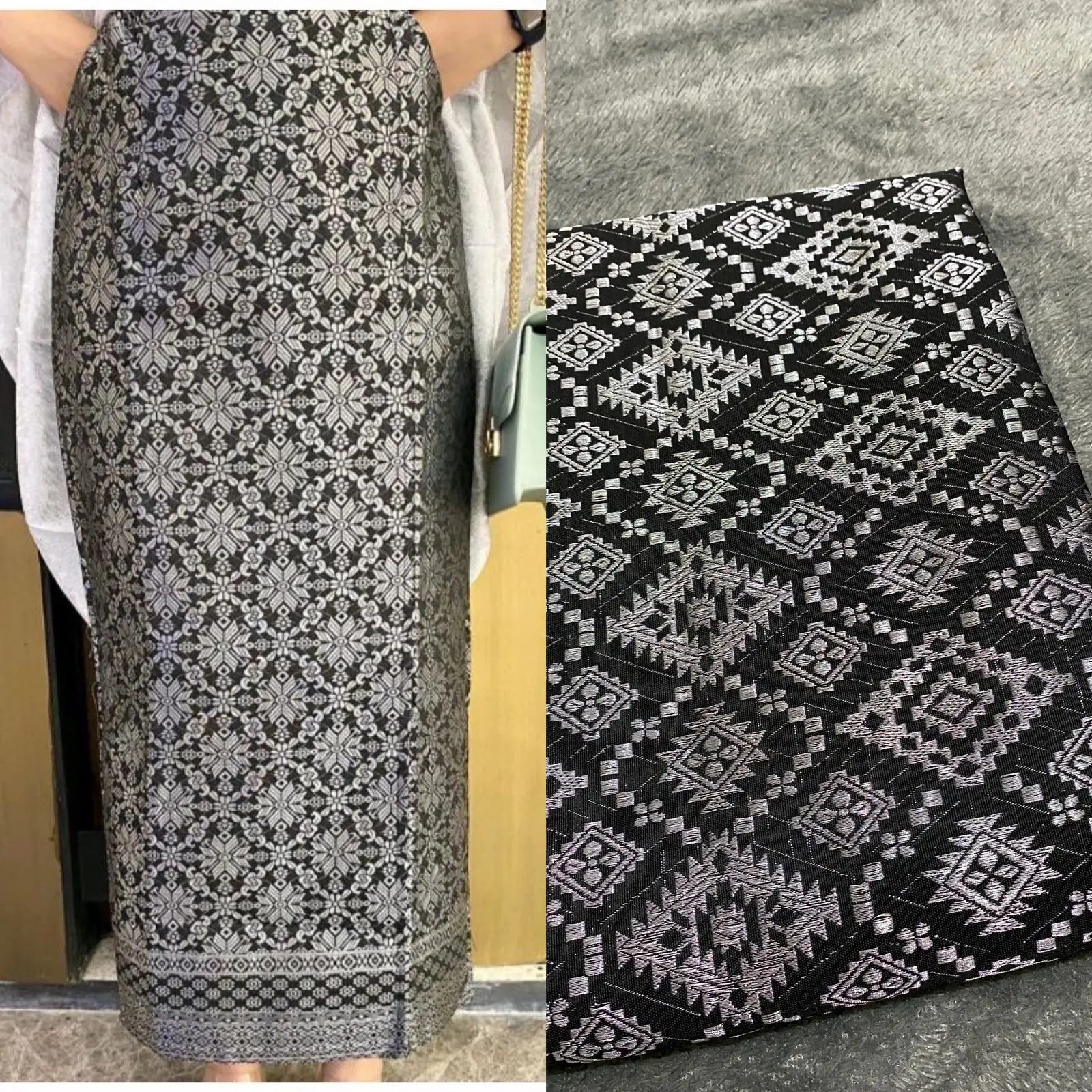 ROK SONGKET SPAN SEMI PALEMBANG / ROK SPAN PINGGANG KARET Kebaya Kain
