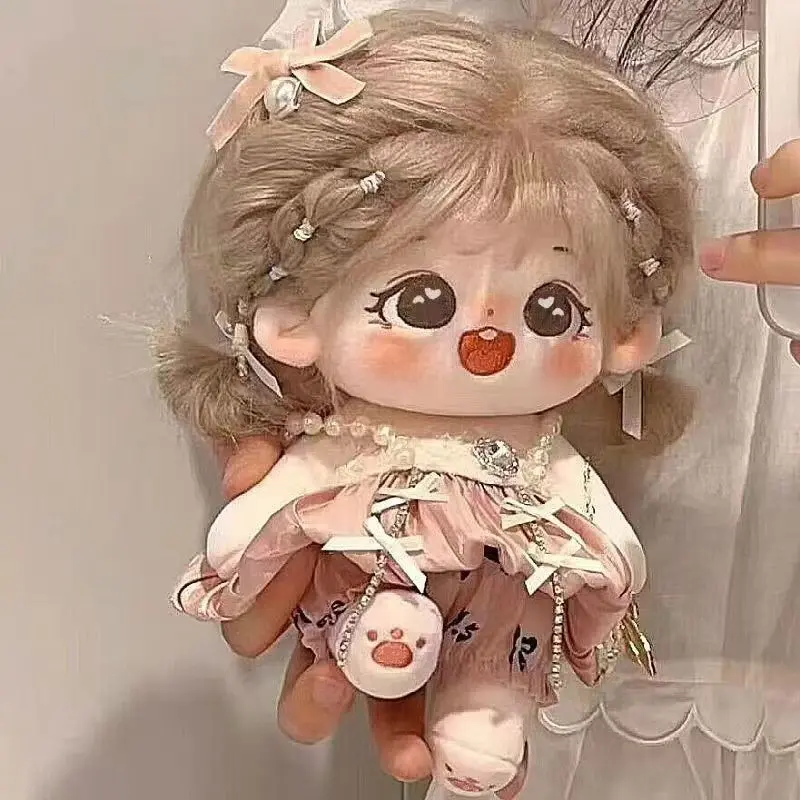 Búp Bê Bông, Nữ, Thật, 20cm, Quần Áo Búp Bê, Có Bộ Xương, Thích Hợp Làm Quà Sinh Nhật Cho Bạn Gái, Búp Bê Nhồi Bông Tự Làm Đồ Chơi Toy Phát Nhạc 3