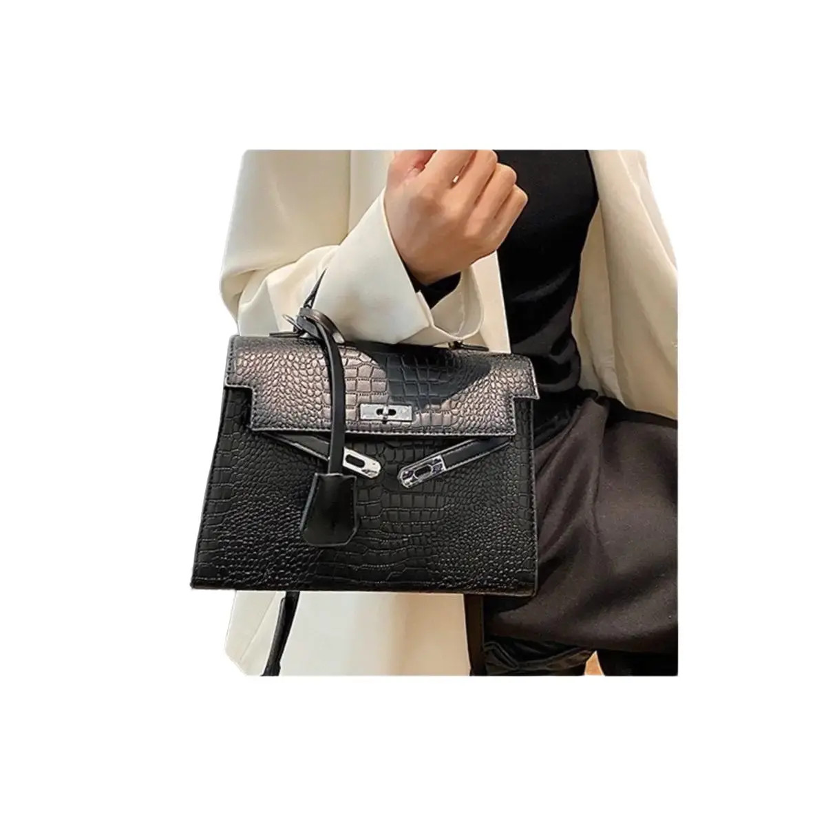 Túi xách tay nữ Túi đeo chéo Túi size 24 da CS phong cách thanh lịch tiêu thư sang chảnh - HM24 - 8081 Bag