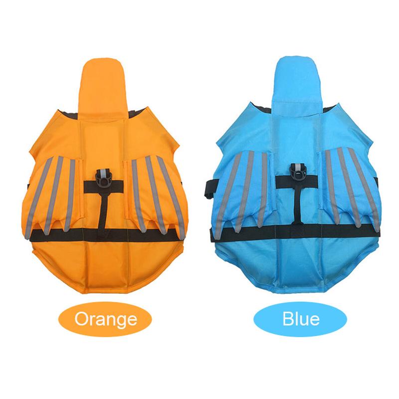 Life Jacket Safety Vest Adjustable Preserver with High Buoyancy Durable Rescue Handle for Small Medium and Large Dog 5