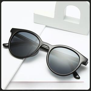 แว่นกันแดดฮาราจูกุ สำหรับผู้หญิง สไตล์เรโทร กรอบกลม สีเจลลี่ ดาราอินเทอร์เน็ต กันแดดเดียวกัน