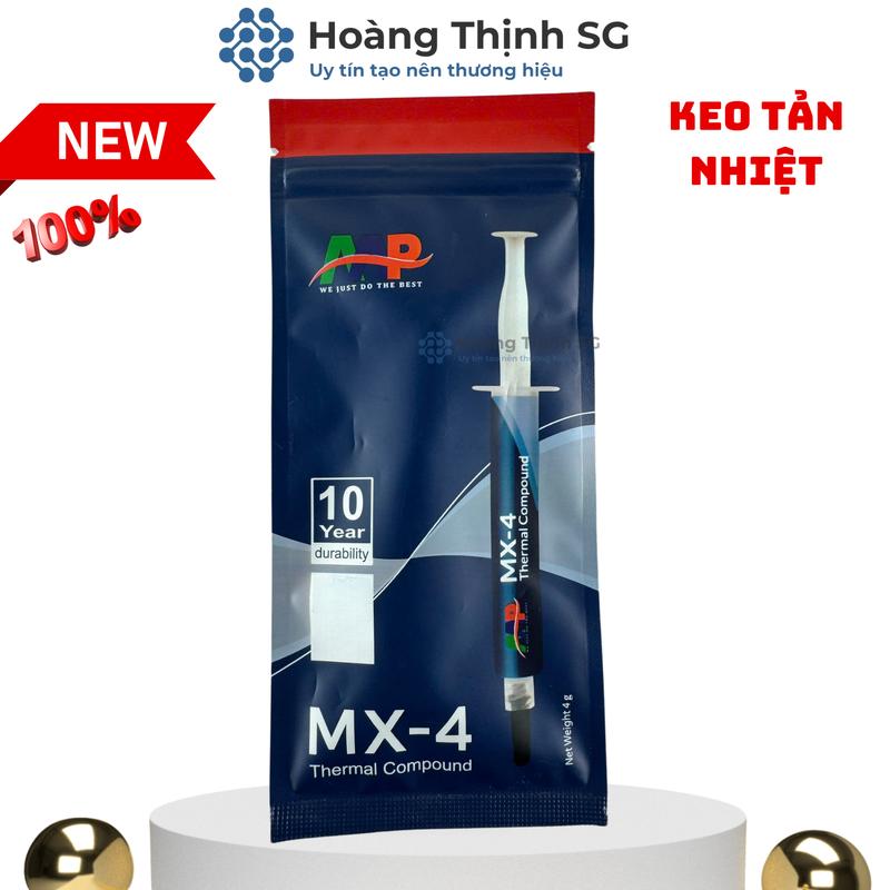 Keo tản nhiệt An An Phat MX4 4g, keo tản nhiệt CPU - GPU, làm mát card màn hình và chip cpu