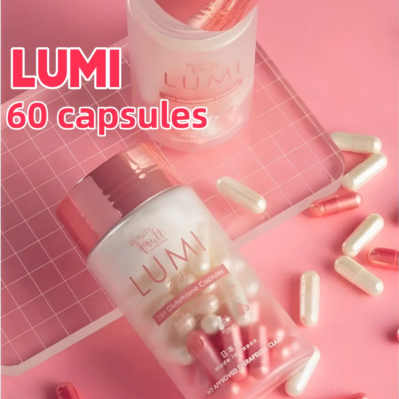 BUY 1 TAKE 1Lumi 24h Glutathione 60 Capsule ORIGINAL - 24-Hour Whitening  Supplement with Collagen Vitamin C for Skin Protection & Beauty Enhancement  - TikTok Shop Philippines
