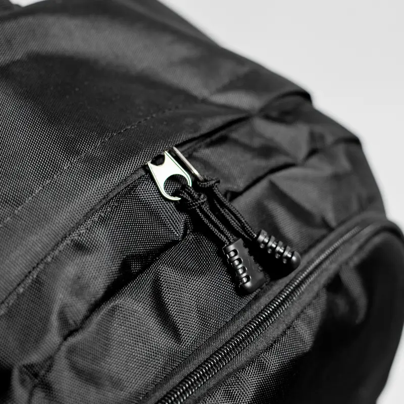 Balo Thời Trang Ulzzang Supr5 Basic Black Edition One SS1 dù chống thấm nước, Backpack Đeo Vai đi học đi chơi du lịch #2401 4