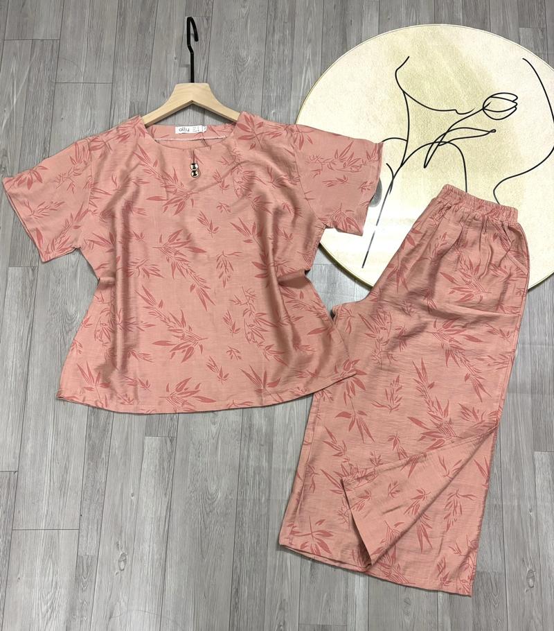 Product Introduction of Bộ đũi trung niên quần ống rộng( ảnh shop tự chụp) 1
