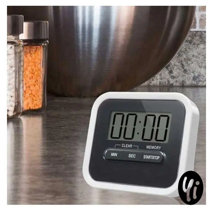 [COD] Timer Mini Digital Dapur Countdown Timer Masak Timing Waktu Pengingat Cooking Alarm Garansi 1 Tahun