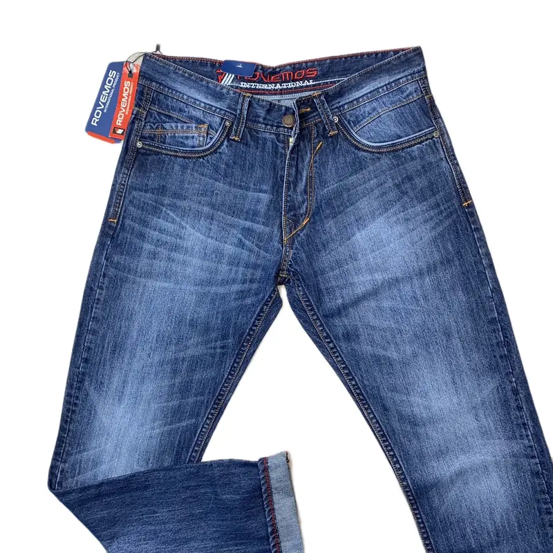 Celana Jeans Pria Panjang Size 28 - 38 Reguler Fit Tebal Lembut Distro Nyaman Dewasa Denim Cowok 5