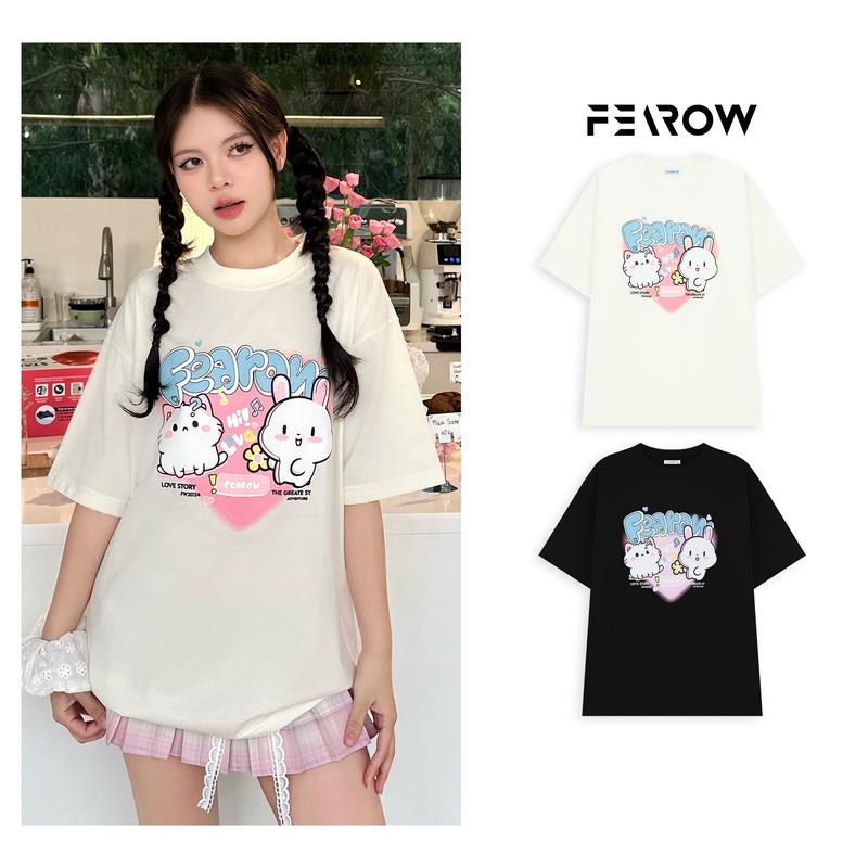 Áo thun nam nữ local brand unisex Fearow Love Story