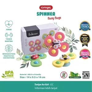 IQ Angel 3in1 Busy Bugs Spinner - Mainan Spinner