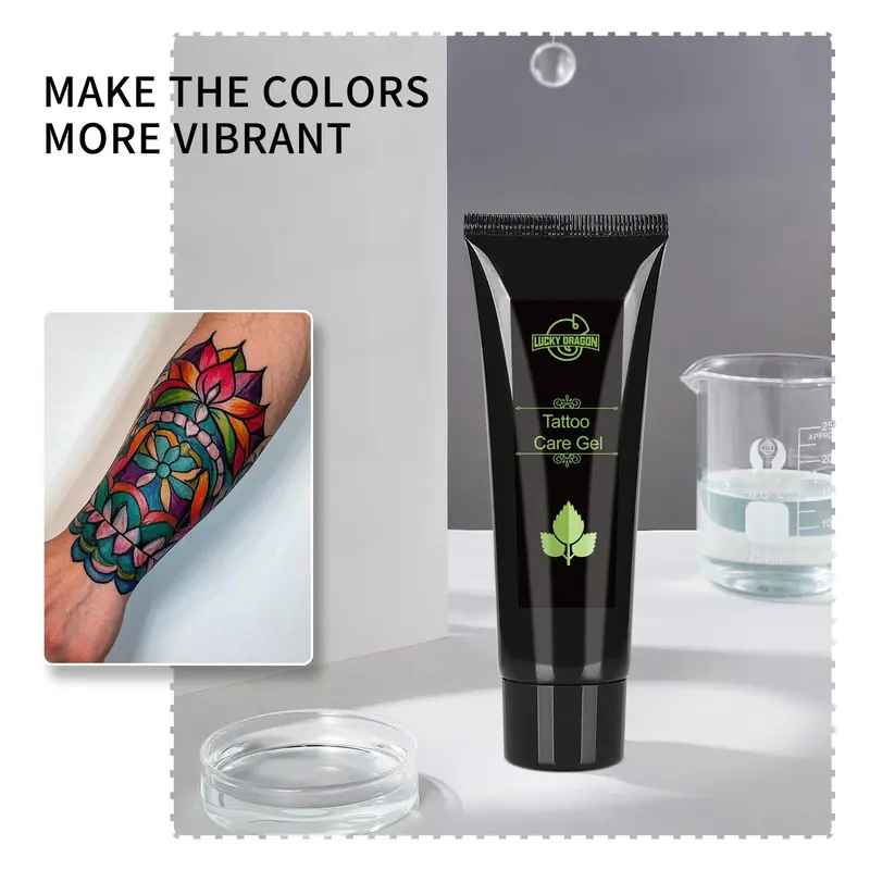 Tattoo Care Gel, Tattoo Aftercare Gel, Moisturizing Tattoo Gel, Body Care Product for Tattoo Artist & Beginners 7