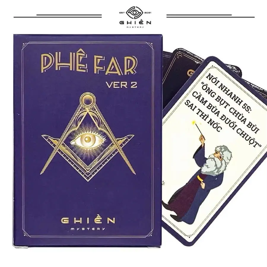Bộ bài gây cười "Phê Far 2" - Drinking Game huệ nốc out chơi vui vẻ với bạn bè hội nhóm bản nâng cấp | Ghiền Mystery box cung hoàng đạo bộ bài đờ ram ma bài meme Thẻ Bài Cards