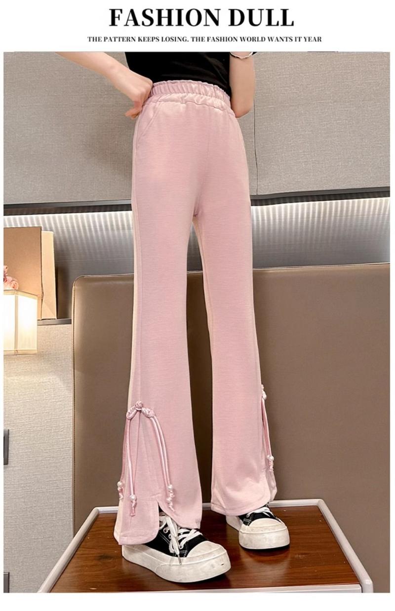 Product Introduction of Quần Dài Ống Loe Phong Cách Phương Tây, Cho Bé Gái, Hàng Mới Về Mùa Hè 2024, Quần Legging Trẻ Em Dễ Phối Đồ Thích Hợp Cho Trẻ Em Trung Bình Và Lớn, Ôm Sát Và Mỏng, Quần Dài 12