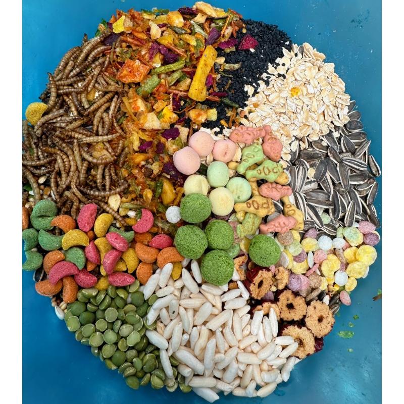 Thức ăn trộn ngon sâu cho hamster 500g 0