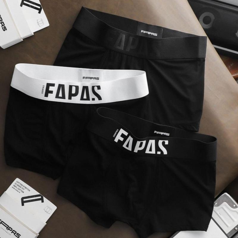 COMBO 5 QUẦN SỊP ĐÙI FAPSA TRƠN THUN LẠNH CO DÃN 4 CHIỀU Menswear Quần Boxer Nam