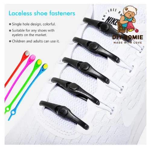 Silicone Shoelaces No Tie Shoe Laces Rubber Shoelace