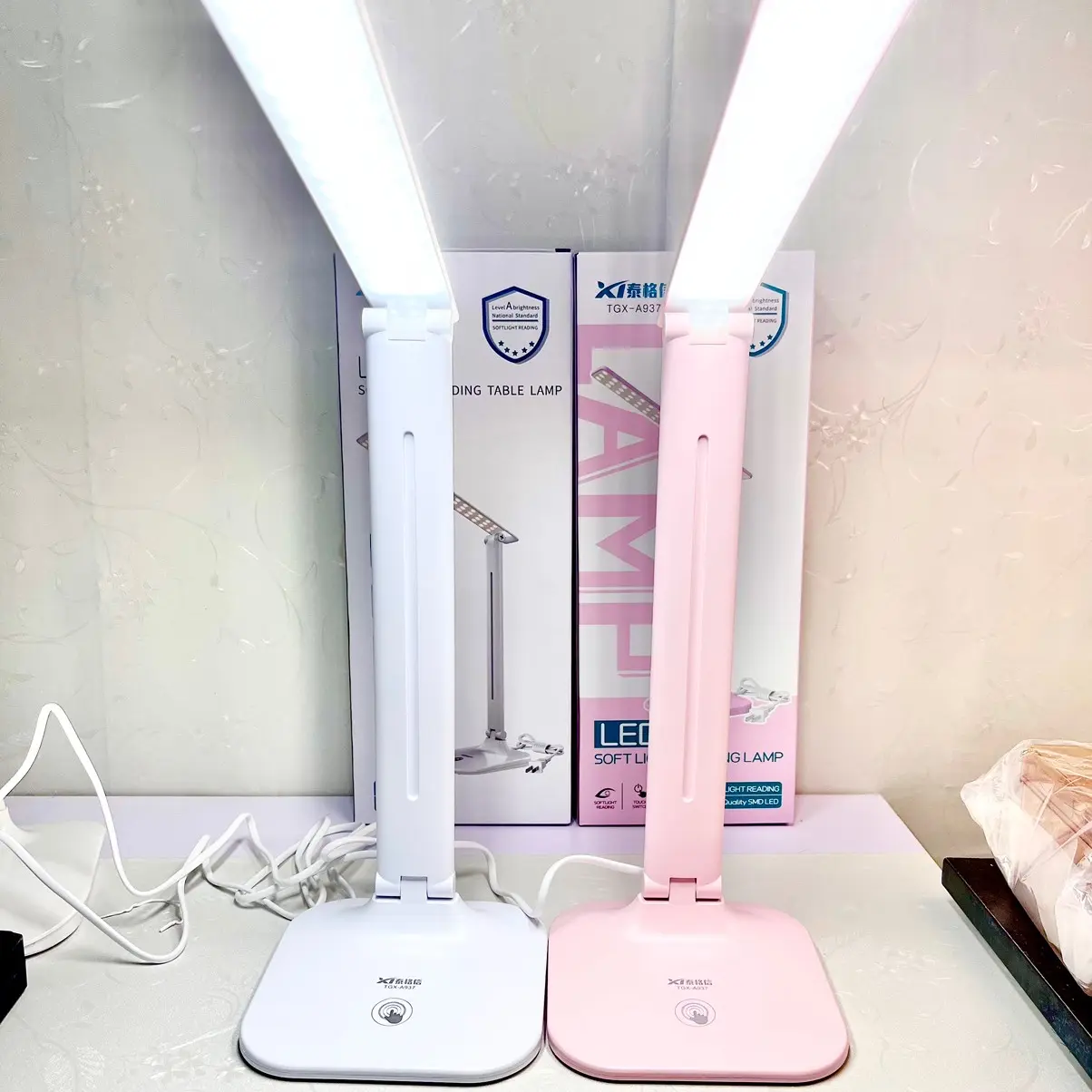 Đèn LED 48 bóng siêu sáng, nối mi, nail, phun xăm, để bàn học chống cận, cảm biến 3 chế độ siêu sáng
