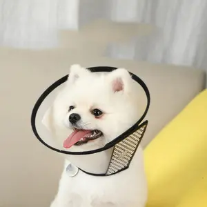 babepetshop Collar Elizabeth Kucing Corong Pelindung Leher Kucing Anjing Anti-Gigitan Kerah Hewan Pet Collar Neck Accessories