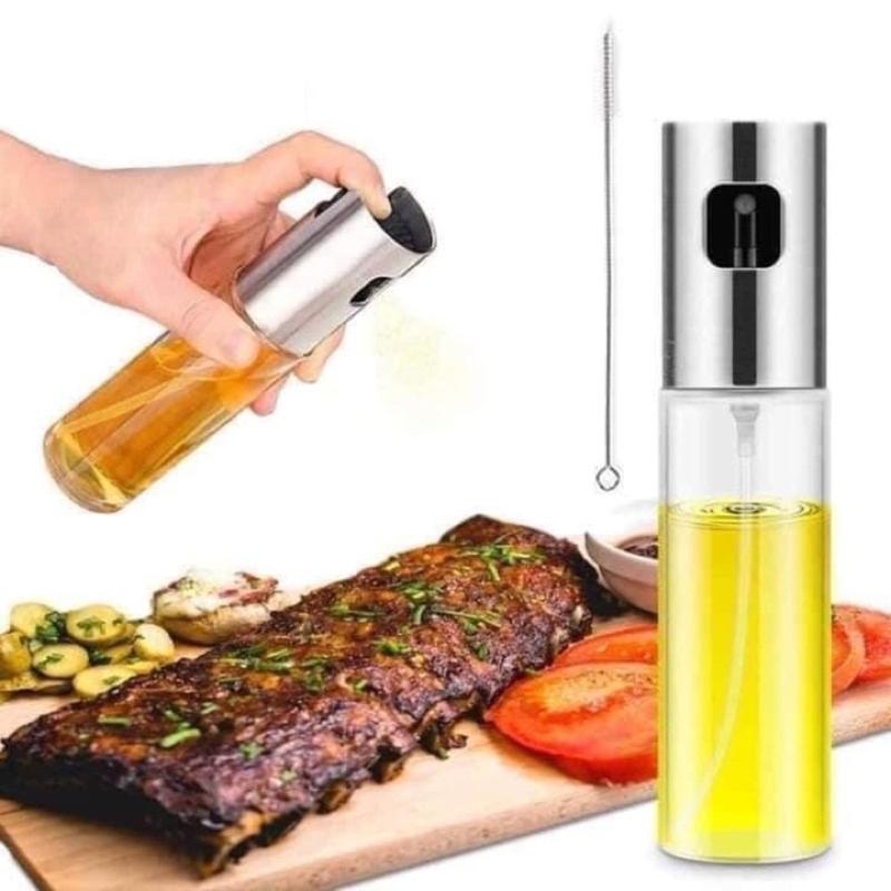 Product Introduction of Bình xịt dầu ăn phun sương cho nồi chiên không dầu chai thủy tinh cao cấp 100ml 9