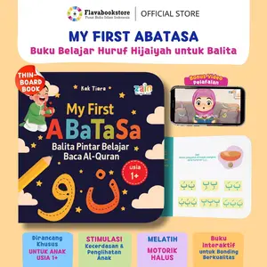 My First ABaTaSa - Belajar Huruf Hijaiyah Al Quran untuk Balita Fitur Wipe and Clean - Zain