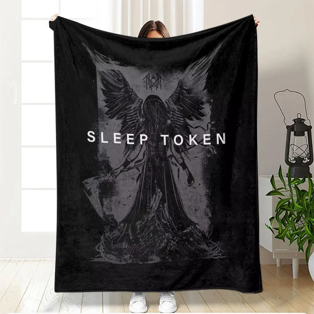 Sleep Token Blanket, Rock Band Fan Bedroom Plush Throw, Bed Music Blanket, Fan Home Bedding Gift