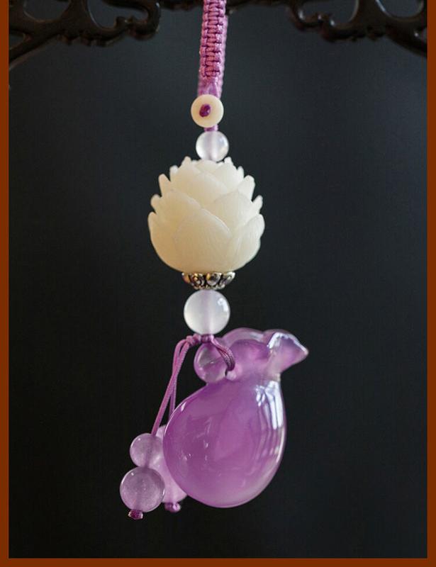 Product Introduction of Mặt Dây Chuyền Chìa Khóa Ô Tô, Thiết Kế Hoa Sen Bồ Đề, Làm Bằng Chalcedony, Quà Tặng Sáng Tạo, Móc Chìa Khóa, Thích Hợp Cho Nam Và Nữ, Thời Trang, Đồ Trang Trí Túi Cao Cấp Móc Chìa Khoá Móc Khoá 29