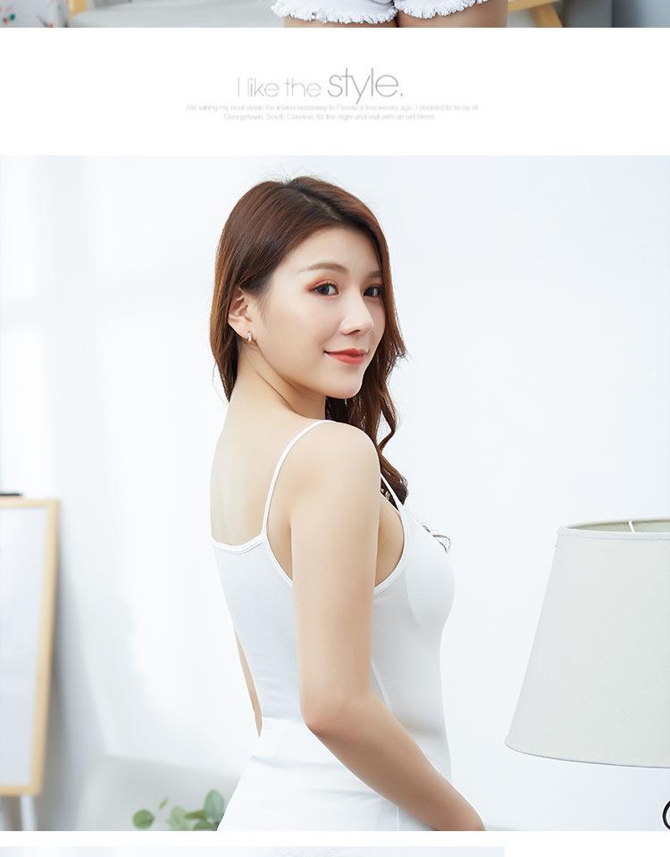 Product Introduction of Spring And Summer Versatile Modal Camisole For Women, Solid Color Slim Fit Base Shirt, Sexy Camisole, Factory Direct Sale 8