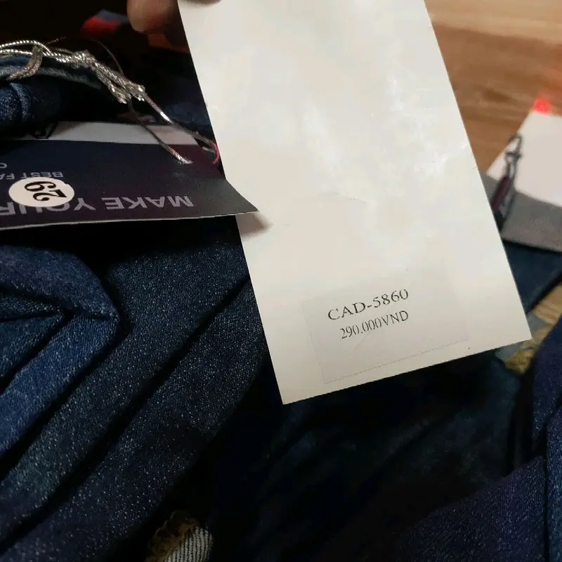 Quần lửng hàng xuất vải jean co giãn 7