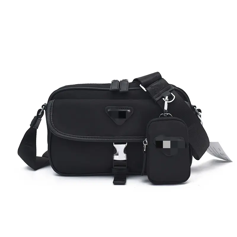 Túi Messenger Cùng Cho Nam Và Nữ, Thương Hiệu Nổi Tiếng, Cỡ Trung Bình Thiết Kế P Home, Làm Bằng Nylon, Thích Hợp Cho Máy Ảnh, Túi Messenger Đeo Vai Ba Trong Một, Cao Cấp
